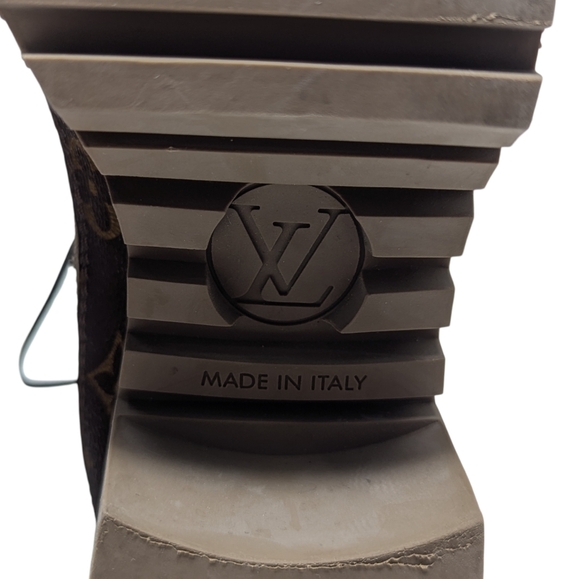 Louis Vuitton Laureate Tan Beige Black Neutral Desert Combat Boots Size EU 38 - Picture 12 of 16